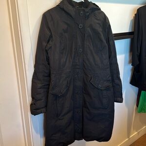 The North Face long winter coat with hood